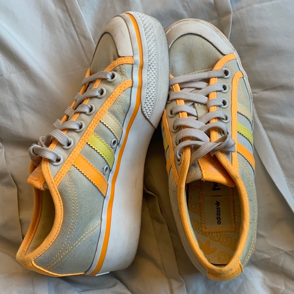 Adidas Nizza Platform 'Almost Yellow Orange Tint'